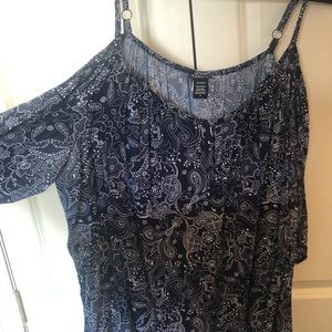 Torrid size 4 blue tank top